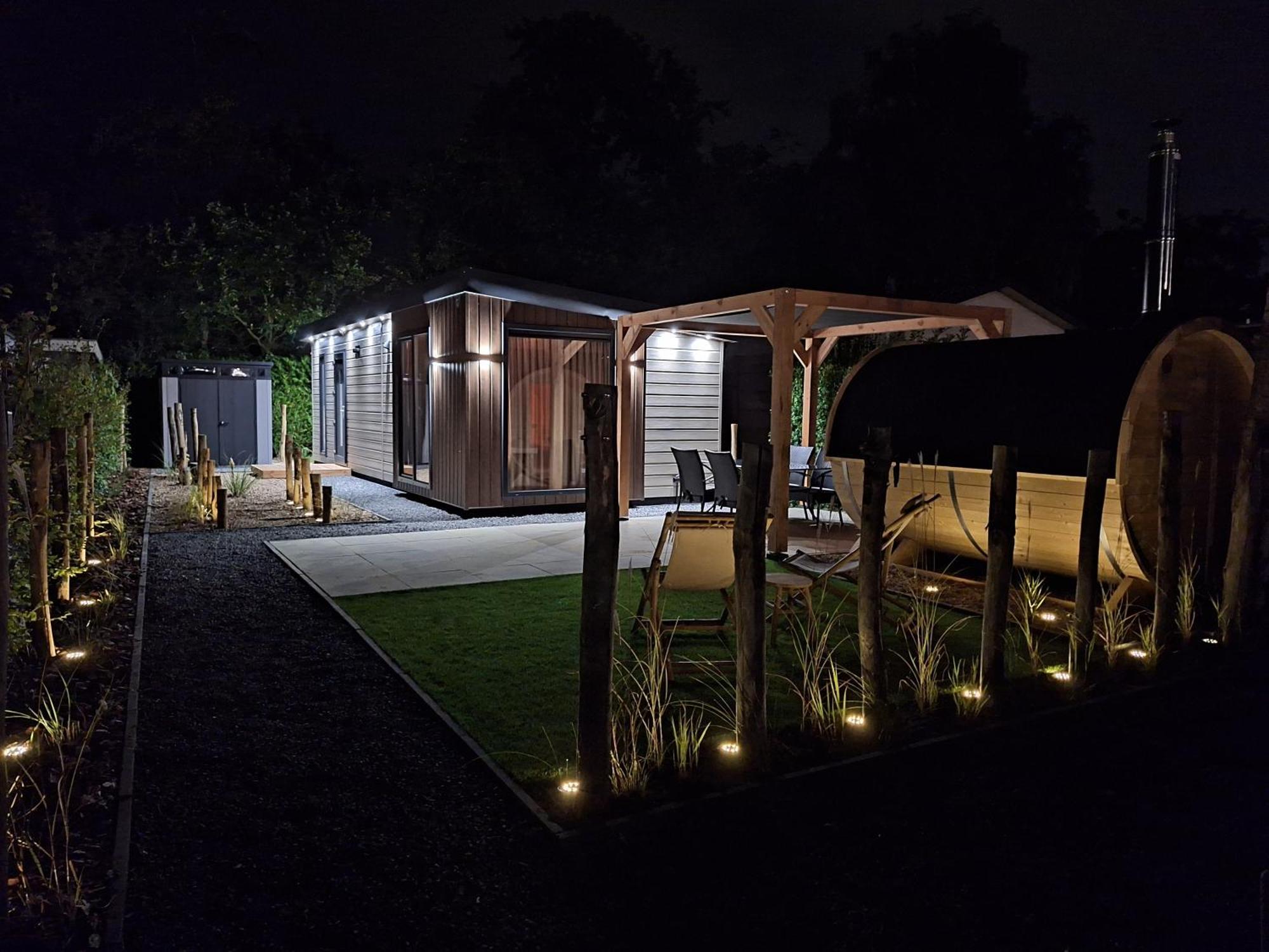 'Relax Lodge Sea' - Wellness Lodge In Zeeland - Private Sauna - Airco - Garden - Outdoor Swimming Pool - Free Wifi, Towels & Bed Linen Heinkenszand エクステリア 写真
