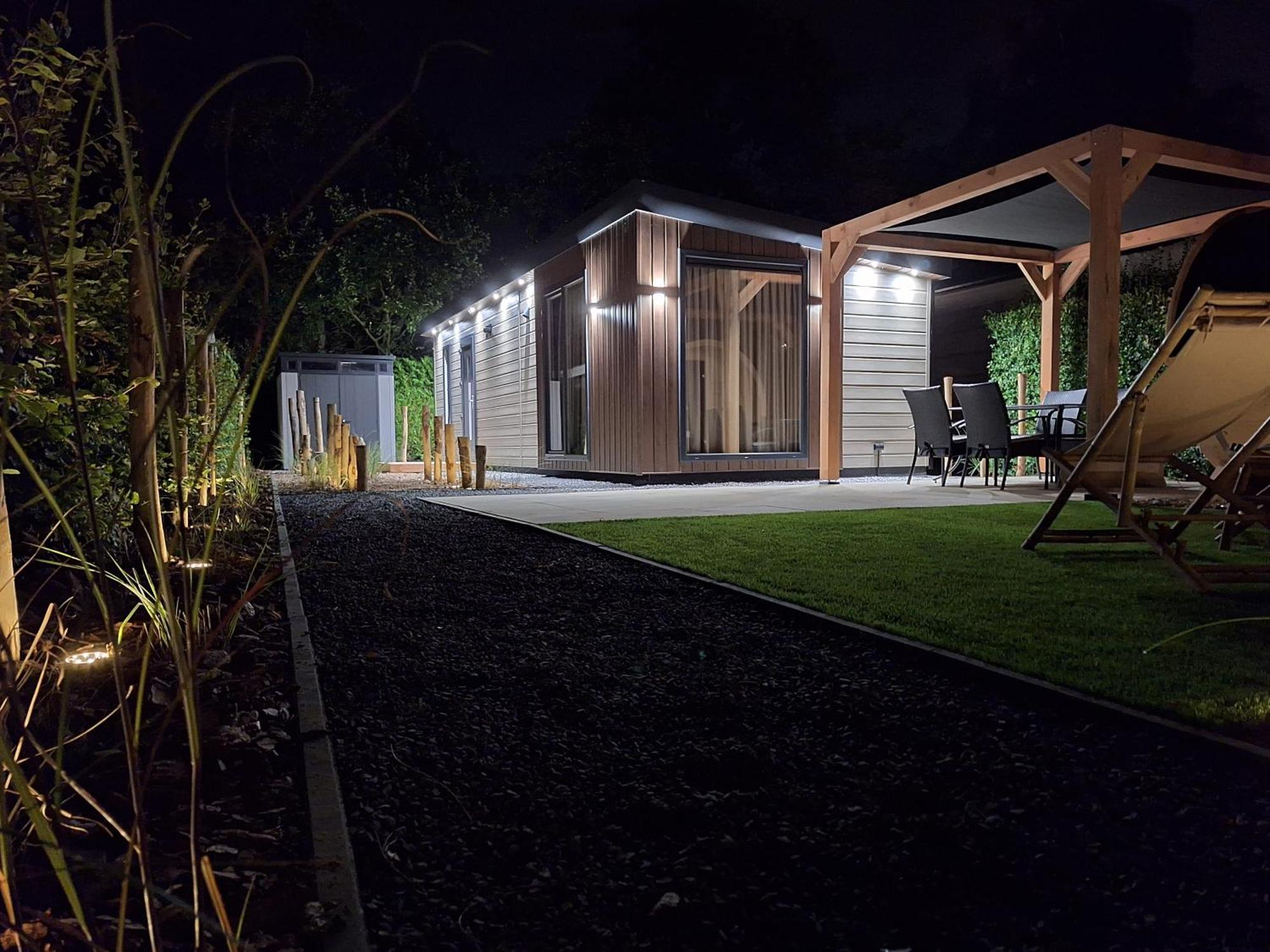 'Relax Lodge Sea' - Wellness Lodge In Zeeland - Private Sauna - Airco - Garden - Outdoor Swimming Pool - Free Wifi, Towels & Bed Linen Heinkenszand エクステリア 写真